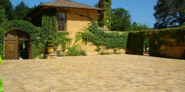 Stone pavers for driveway in St. Helena