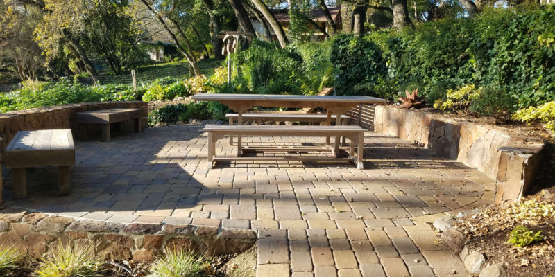Paver patio project by The Legacy Paver Group
