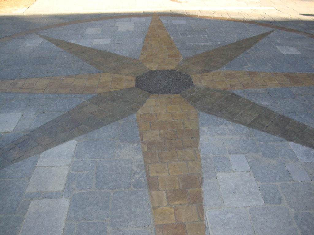 Compass pattern at the USF Campus by The Legacy Paver Group