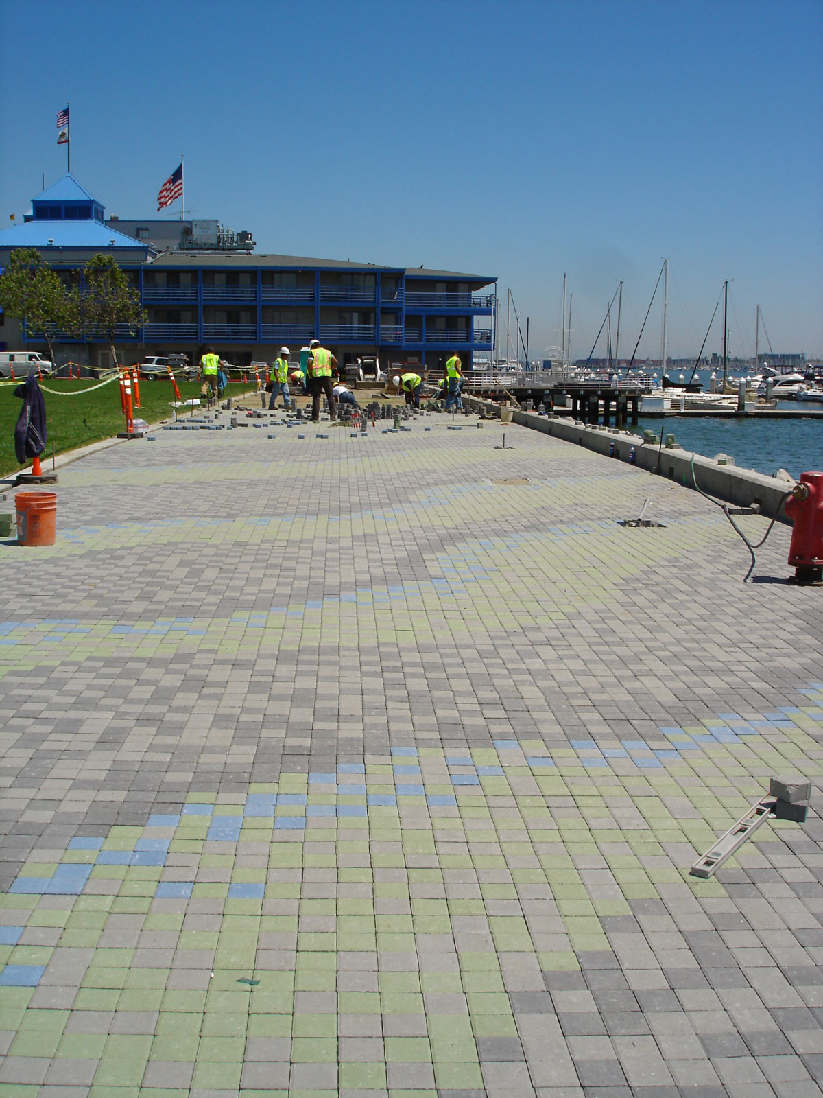 Pavers at Jack London Square by The Legacy Paver Group