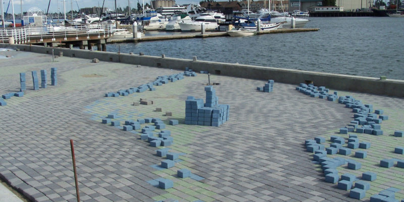 Beautiful paver project by Legacy Pavers at Jack London Square