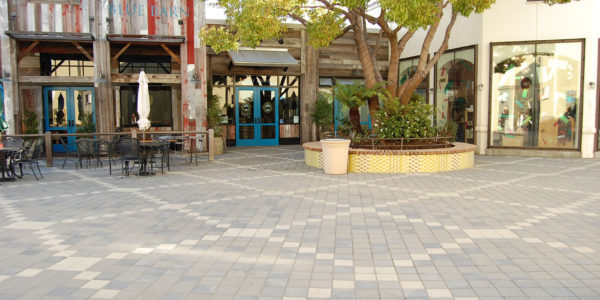 Beautiful pavers for Corte Madera Town Center by Legacy Pavers