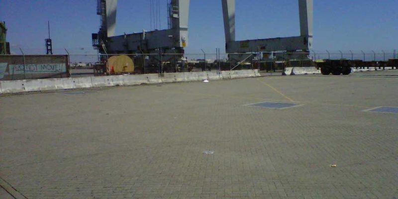 Paver project at the Port of Oakland by The Legacy Paver Group