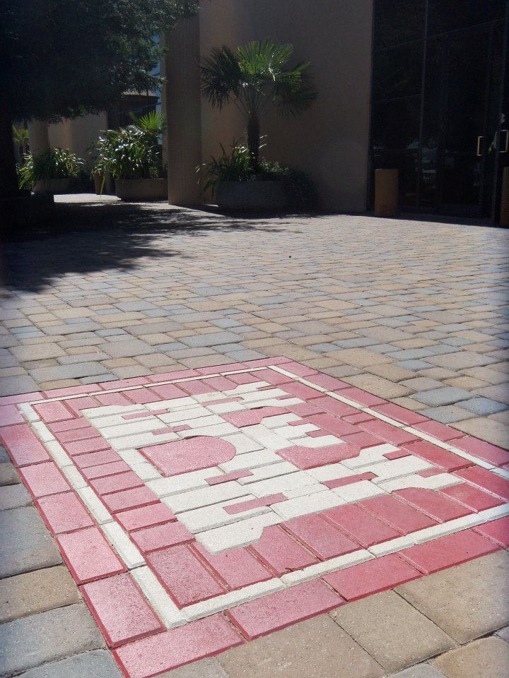 Paver pattern created by the Legacy Paver Group for The Bay Model