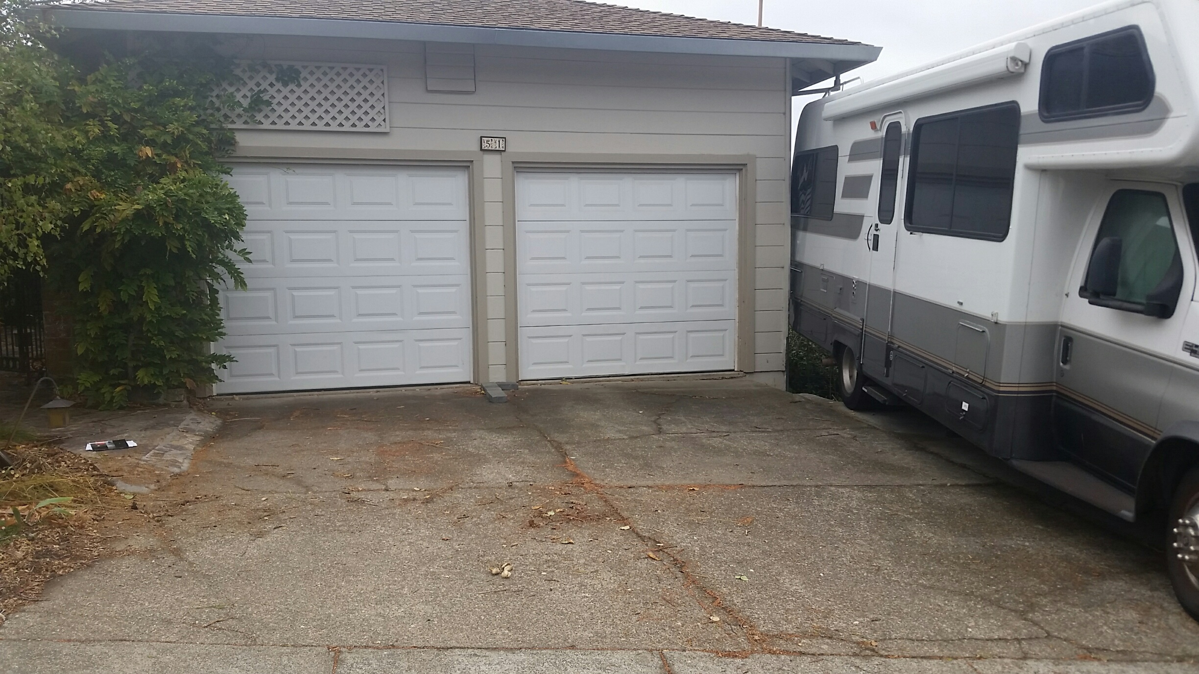 Driveway before upgrade by Legacy Pavers